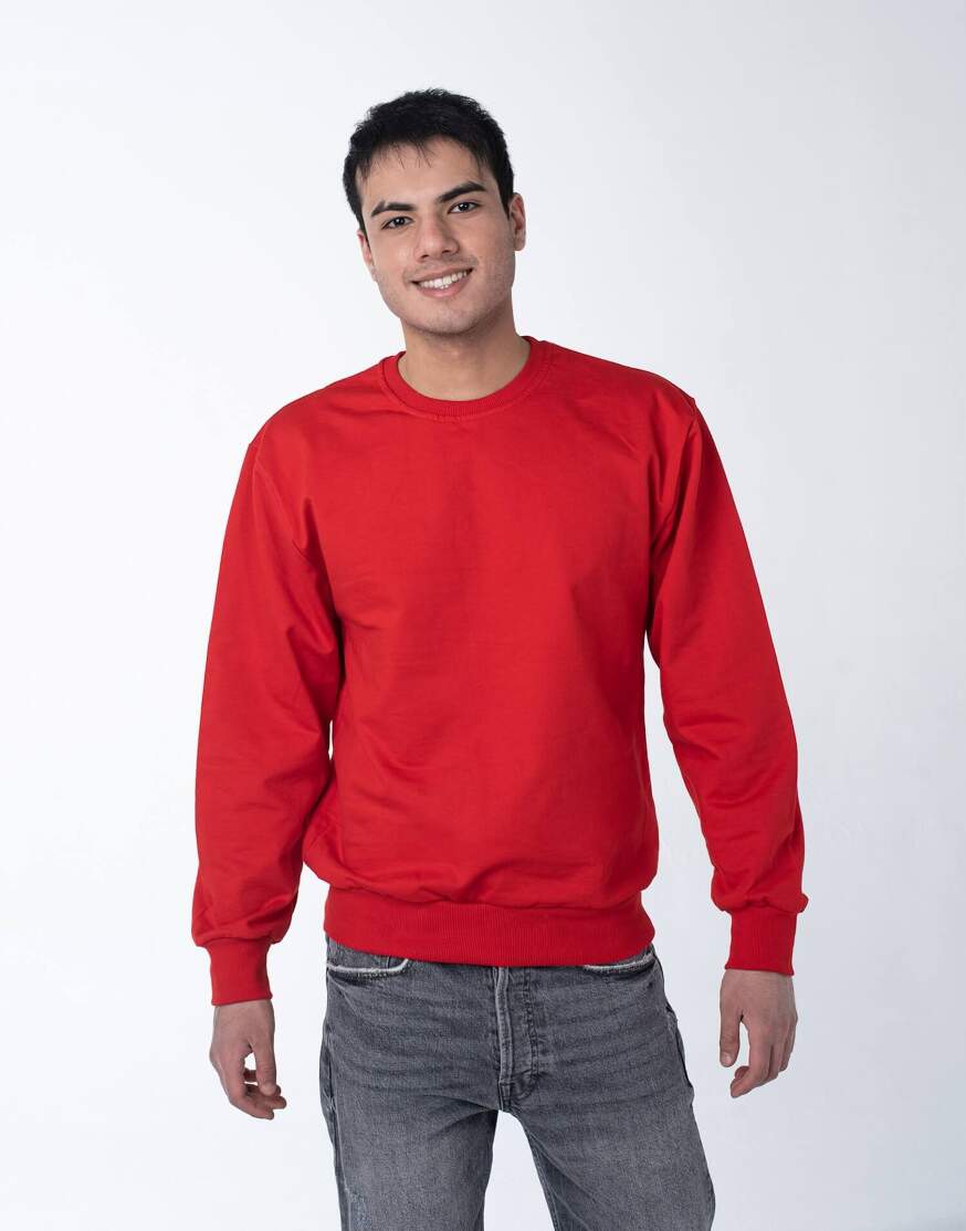 Красный свитшот мужской оптом